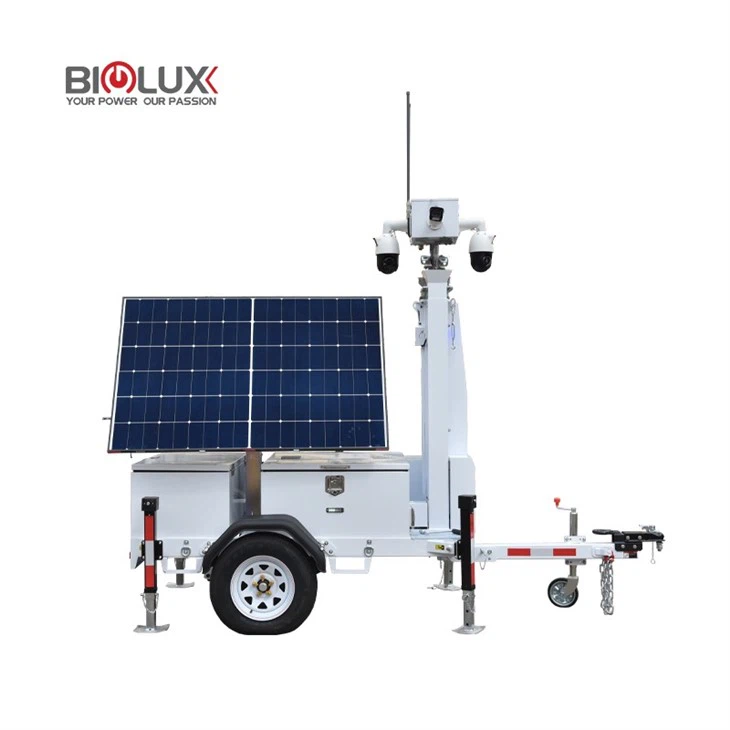 Mobile Solar CCTV Tower With New Design