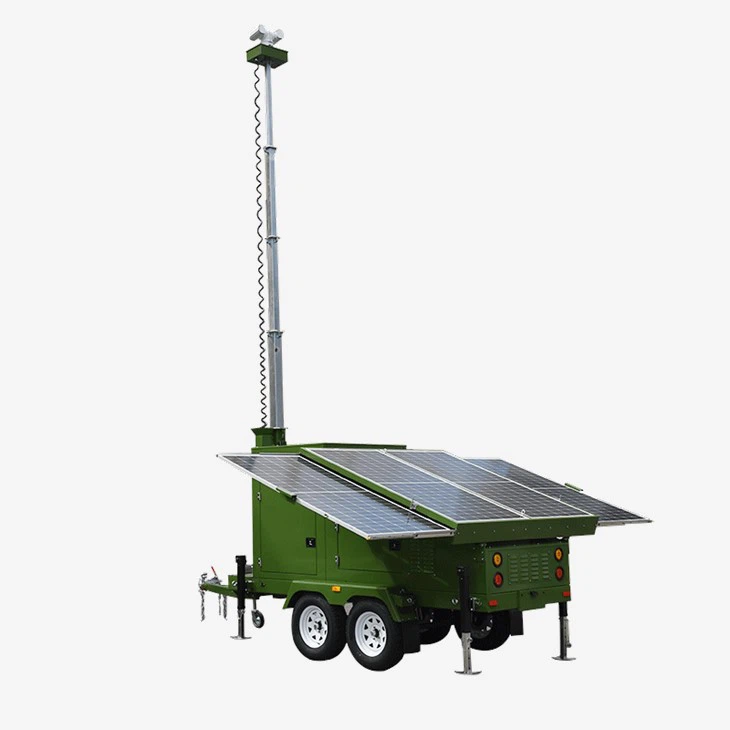 Military Solar Surveillance Trailer For Training