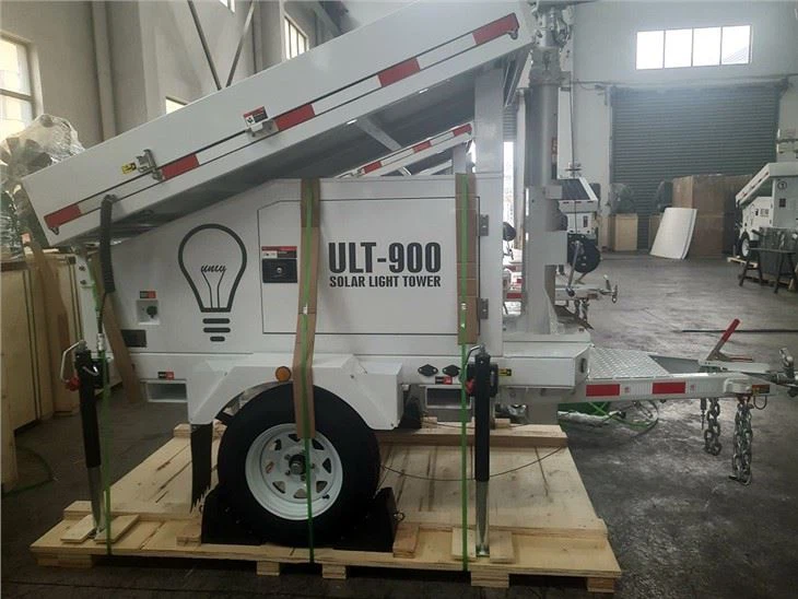 Power System Solar Trailer Mobile Solar Cctv Trailer System Mobile Surveillance Trailer