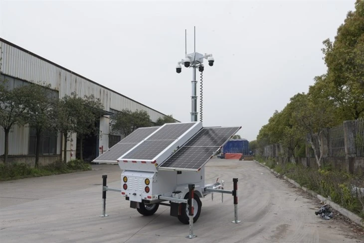 Factory Direct Sales Mobile Solar Monitoring Trailer