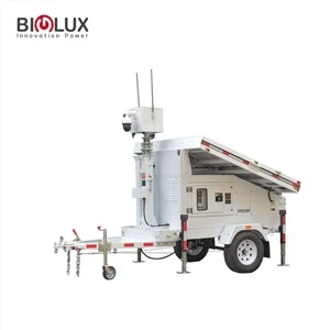 Высококачественная мобильная солнечная башня видеонаблюдения BIGLUX