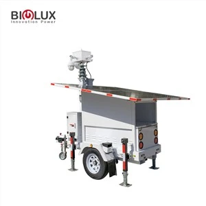 BIGLUX новейшая мобильная солнечная башня видеонаблюдения портативная система наблюдения на солнечной энергии для наружного мониторинга безопасности