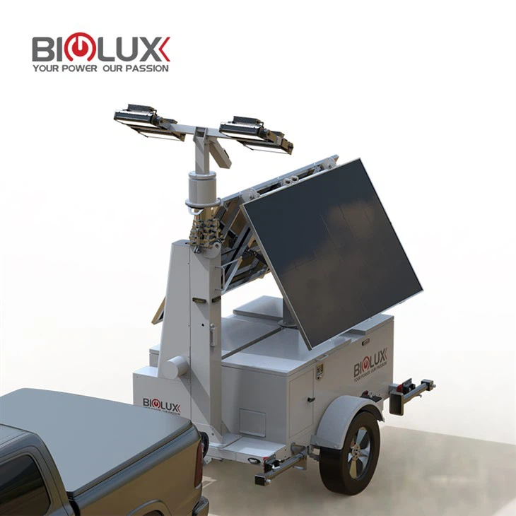Rapid-Deployment Solar Light Tower